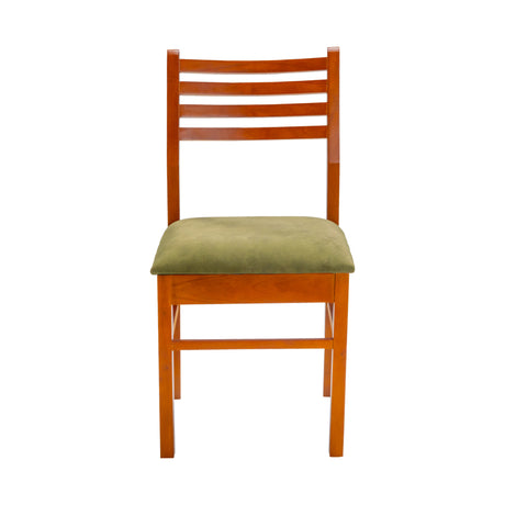 Bogota Comfortable Dining Chair - Teak Finish_2