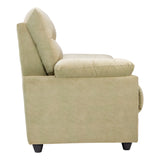 Bonn Pro Royale Fabric Sofa Set (3+1+1 Seater) - Half White
