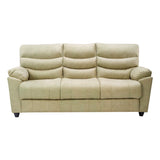 Bonn Pro Royale Fabric Sofa Set (3+1+1 Seater) - Half White