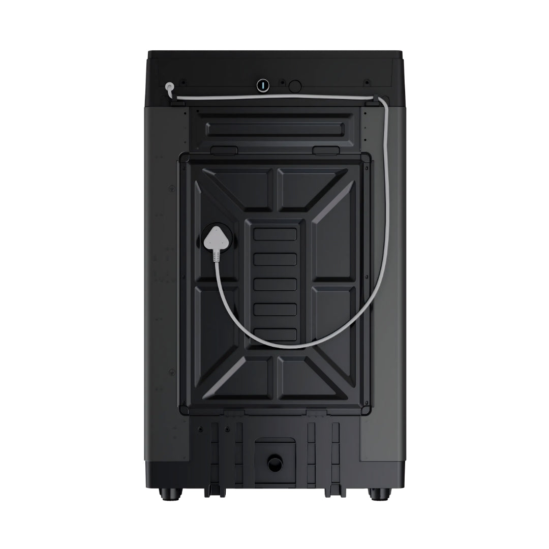 BoschWOE90DV0IN Fully Automatic Top Load Washing Machine 9 Kg - Black_Back View