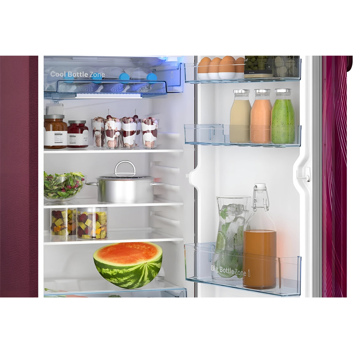 Bosch CST22W33PI 3 Star 230 L Single Door Refrigerator – Feather Wine