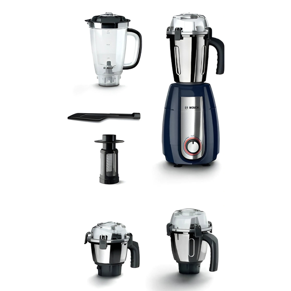 Bosch TrueMixx Style MGM 6642 DIN 750 W Mixer Grinder –  Dark Blue