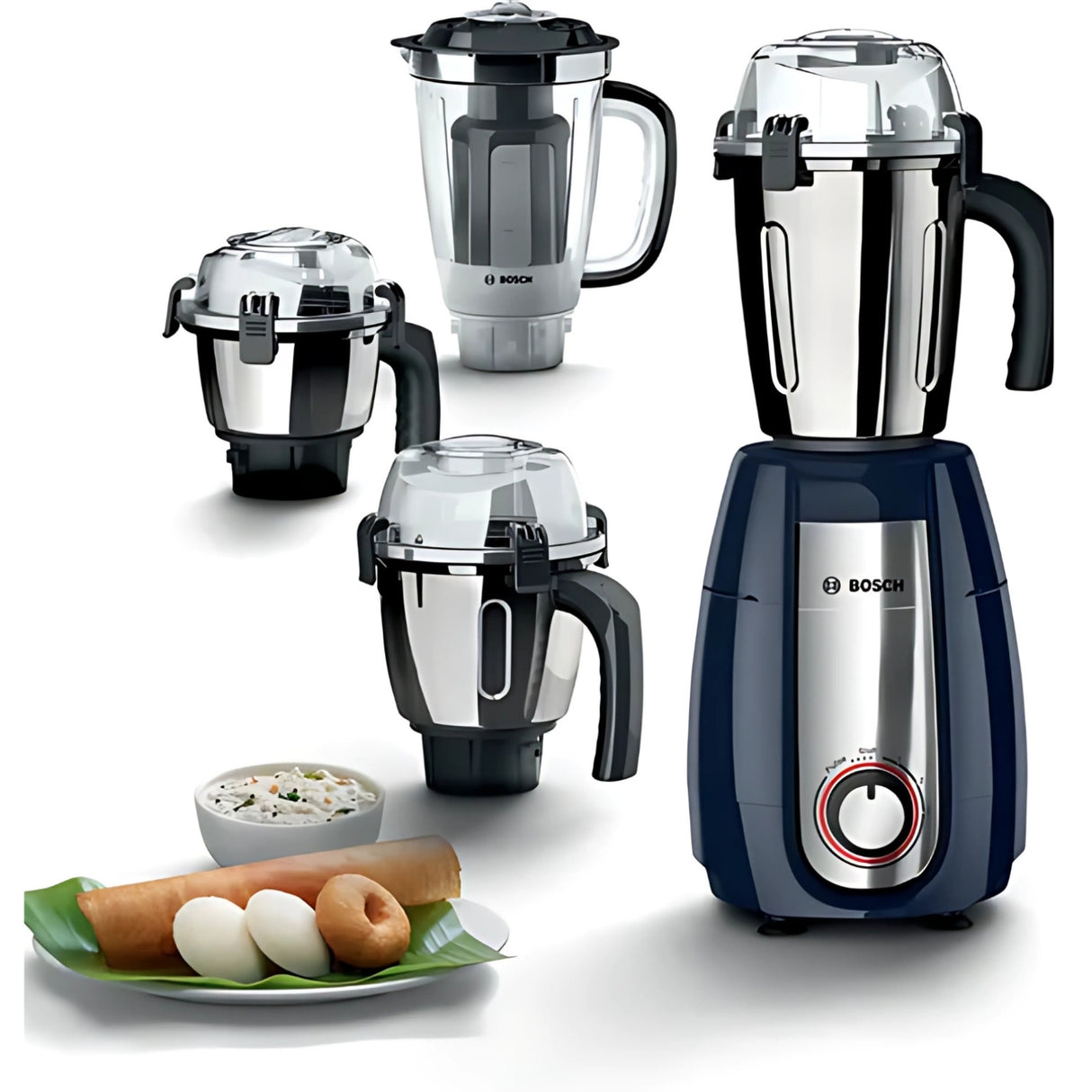 Bosch TrueMixx Style MGM 6642 DIN 750 W Mixer Grinder –  Dark Blue