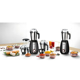 Bosch MGM 8856 BIN 4 Stainless Steel Jars  1000W Mixer Grinder –  Stylish Black Finish