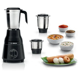 Bosch TrueMixx MG2213C1KI 500 W 3 Jars Mixer Grinder – Black