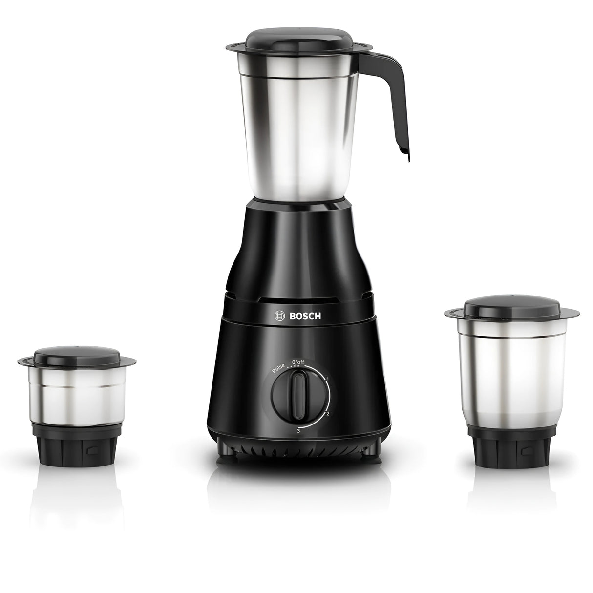 Bosch TrueMixx MG2213C1KI 500 W 3 Jars Mixer Grinder – Black