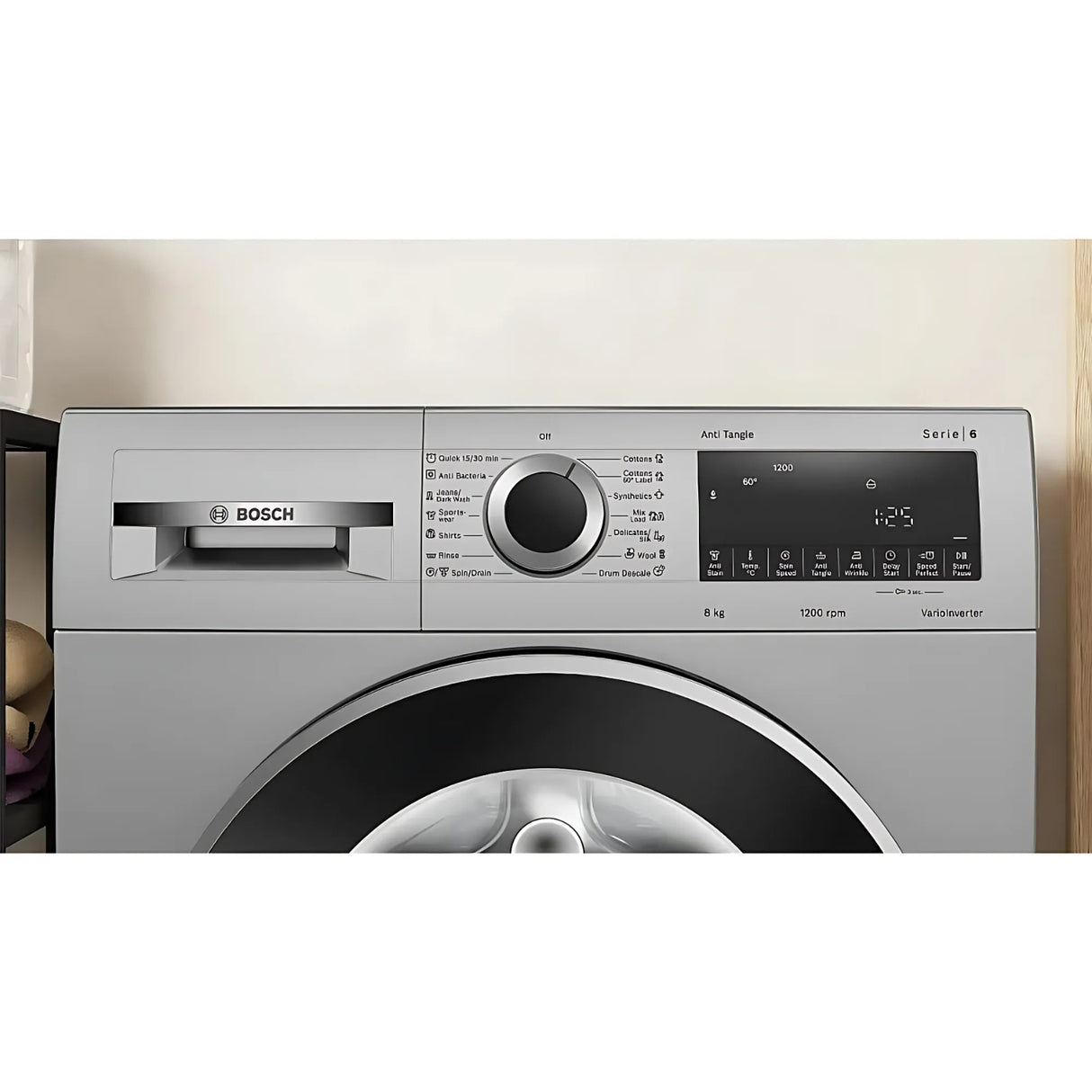 Bosch WGA1320SIN  Fully Automatic Front Load Washing Machine 8Kg  - Silver