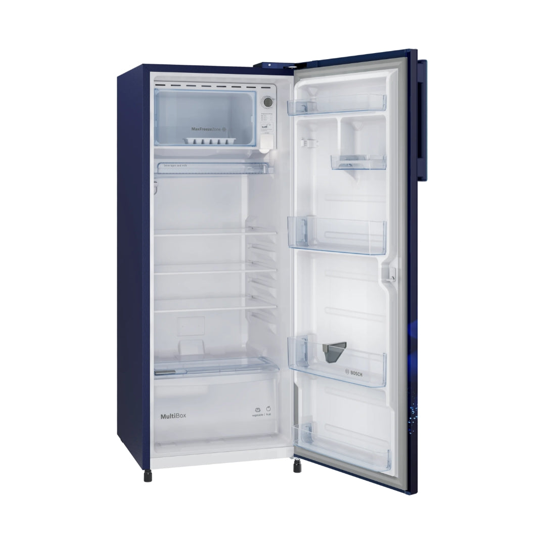 Bosch COT22B22EI  Single Door Refrigerator 210 L - Blue Flower_Full View