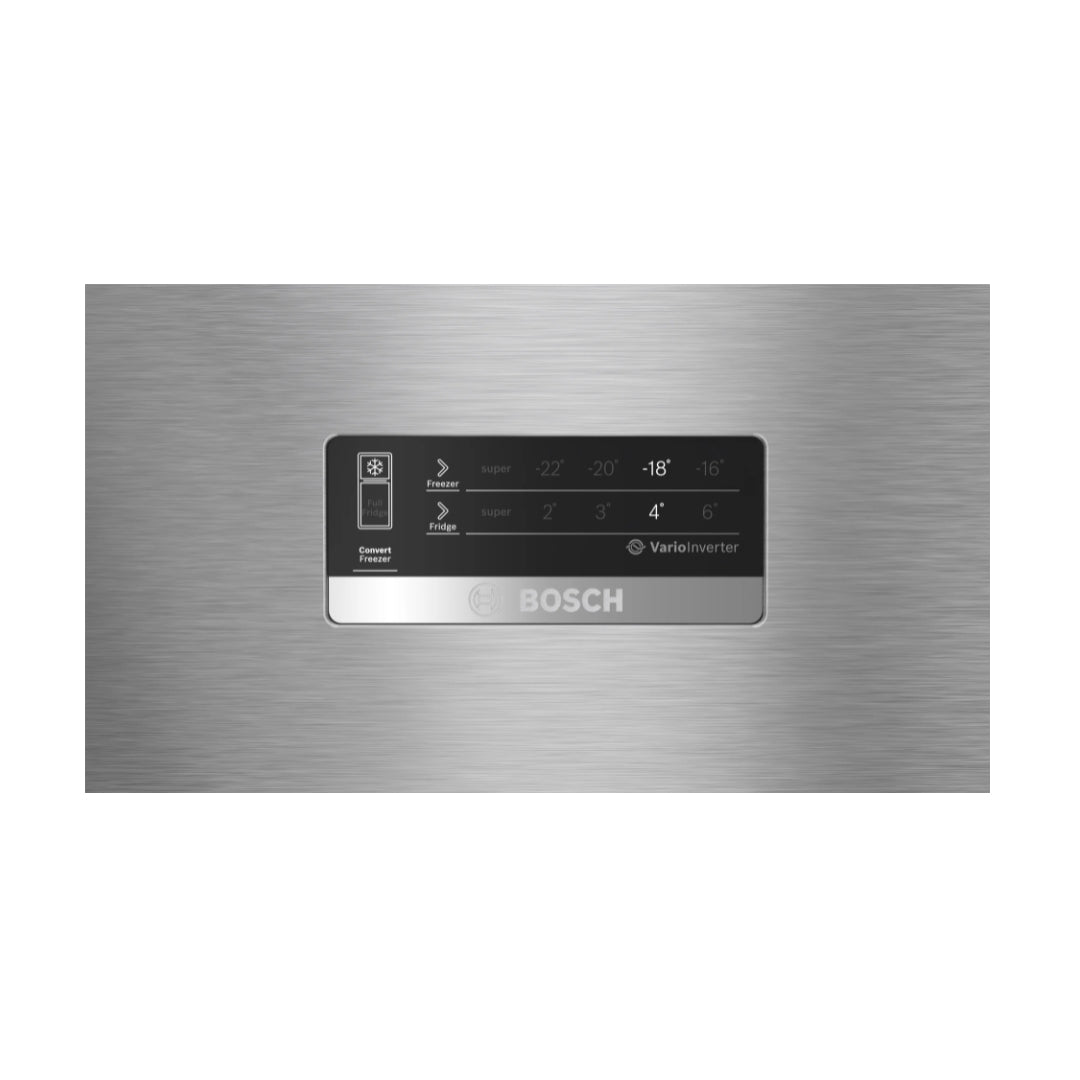 Bosch CTC29S22VI Double Door Refrigerator 269 L - Shiny Steel_Control View