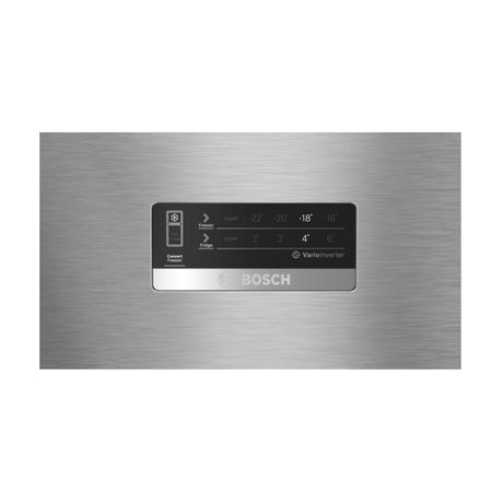 Bosch CTC29S22VI Double Door Refrigerator 269 L - Shiny Steel_Control View