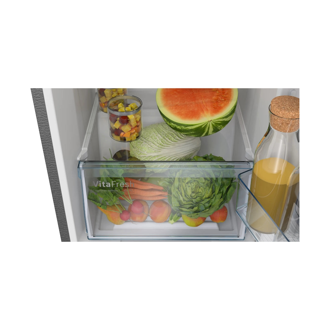 Bosch CTC29S22VI Double Door Refrigerator 269 L - Shiny Steel_Drawer View