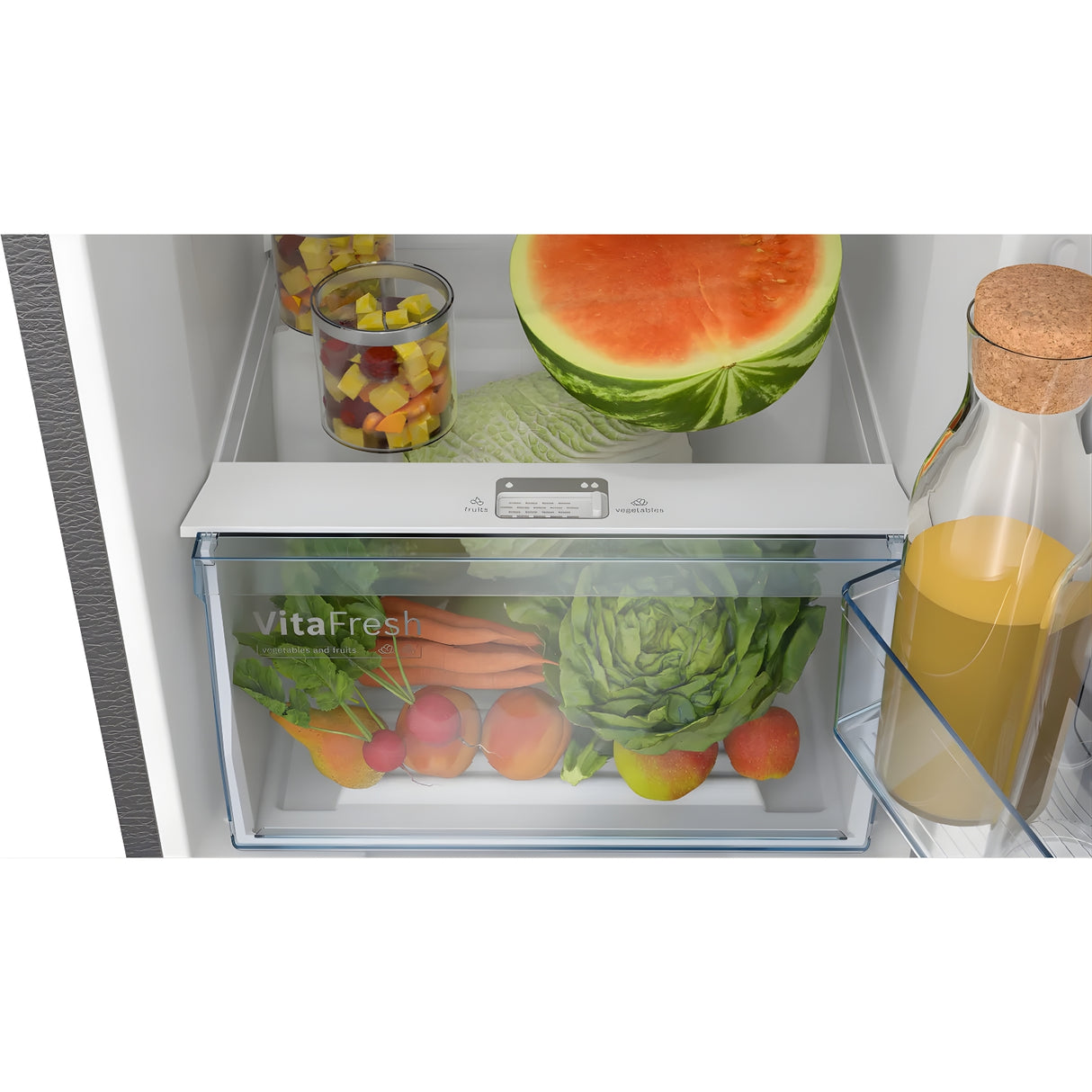 Bosch CTN29S02NI 290 L 2-Star Frost-Free Double Door Refrigerator – Shiny Silver_5