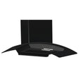 Bosch DWA98IJ60I 90 cm 1250 CMH Suction Filter less Wall Hood – Black_1