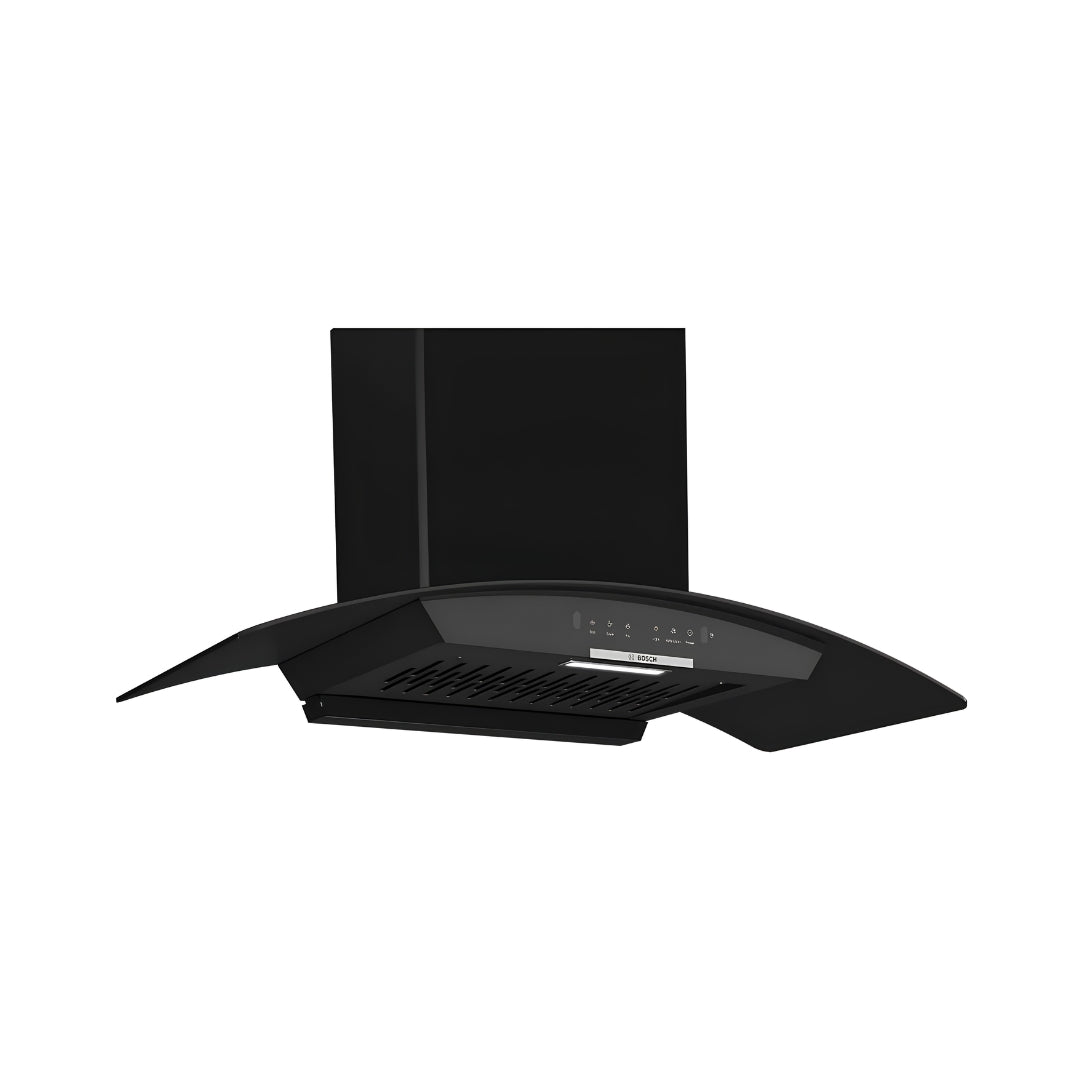 Bosch DWA98IJ60I 90 cm 1250 CMH Suction Filter less Wall Hood – Black_Front View