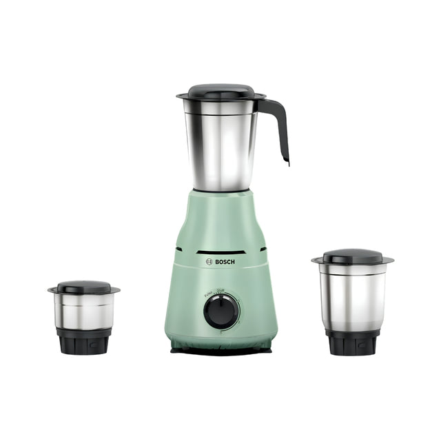 Bosch MG4413C4GI Mixer Grinder 750W 3 Jars Stone Pounding Technology - Mint Green_Front View