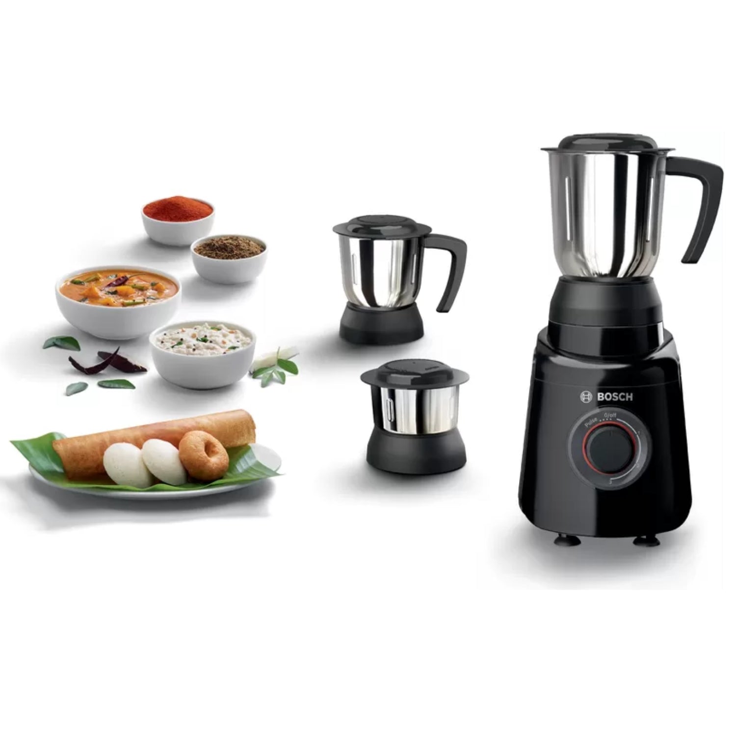 Bosch MGM 2133 BIN 750W Mixer Grinder - Black_4