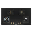 Bosch PNF9B6F20I Series 4 90 cm 4 Burner Built-in Gas Hob – Black_1