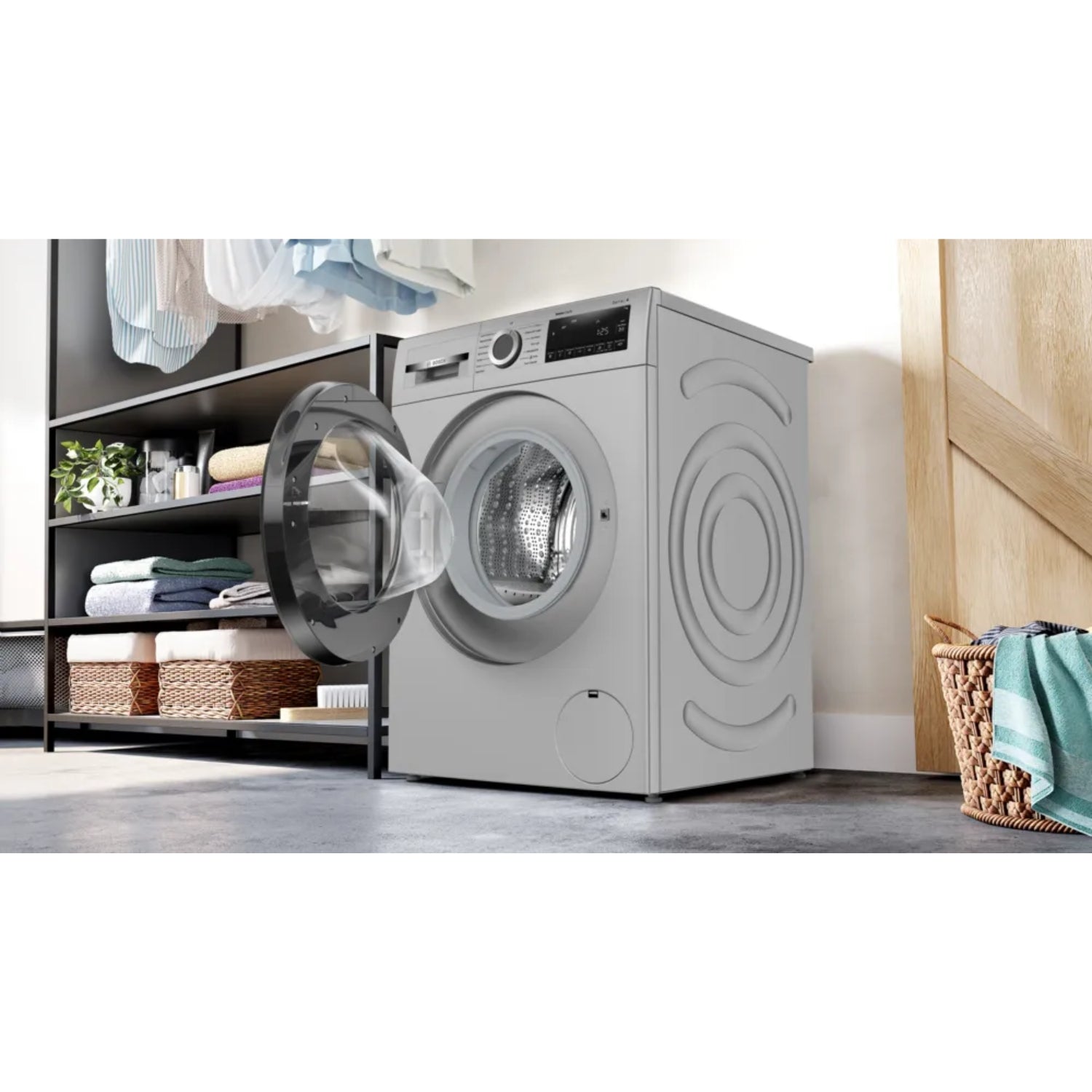 Bosch WGA1220SIN Fully Automatic Front Load Washing Machine 7 kg -  Silver_3