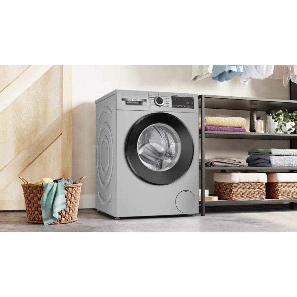 Bosch WGA1220SIN Fully Automatic Front Load Washing Machine 7 kg -  Silver_4