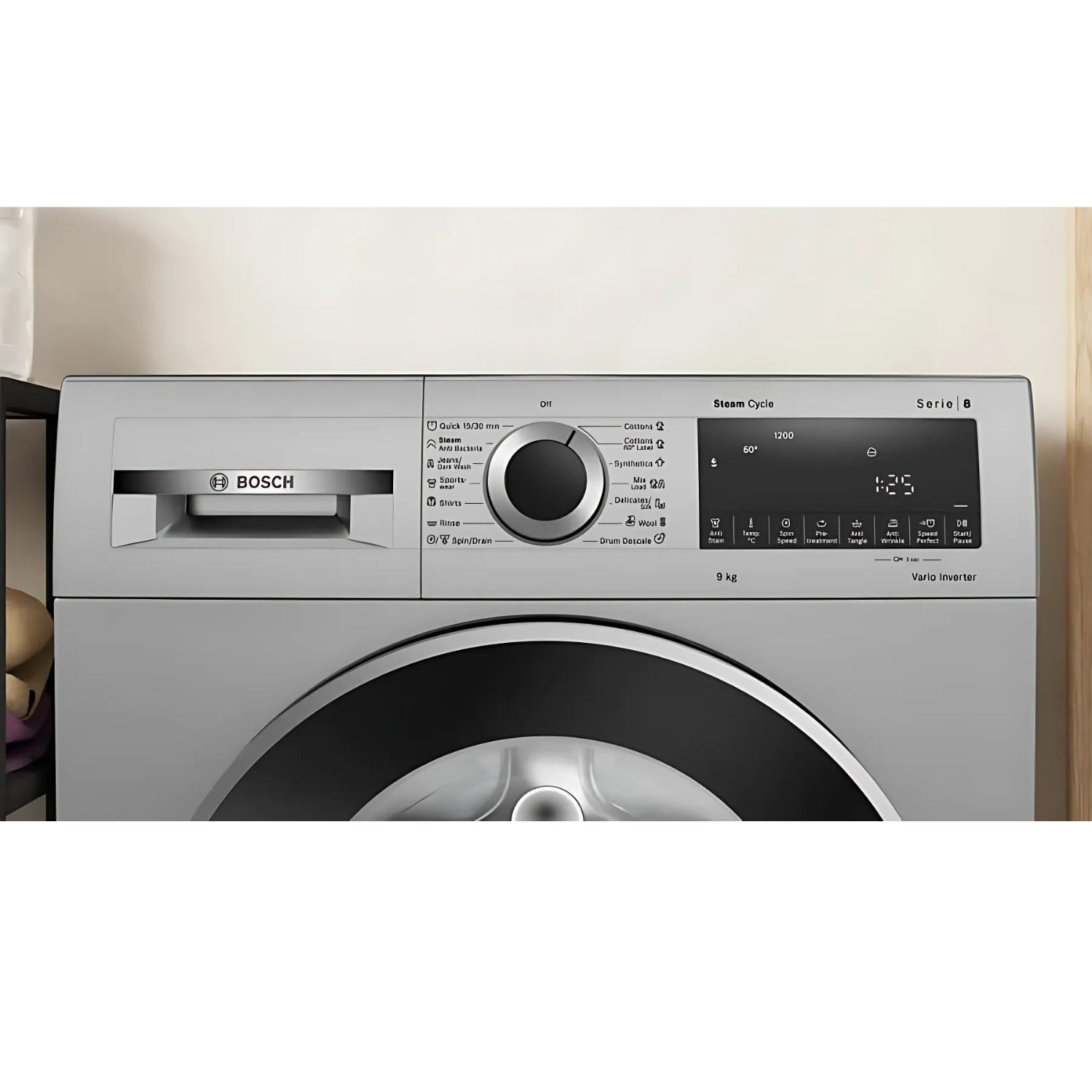 Bosch WGA1420SIN Fully Automatic Front Load Washing Machine 9Kg- Silver_4