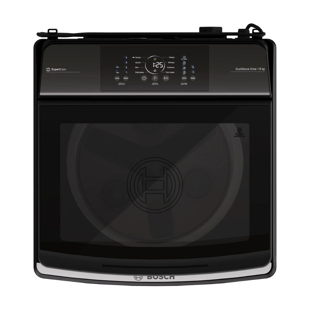 Bosch WOE800D0IN Fully Automatic Top Load Washing Machine 8 Kg - Grey_Panle View