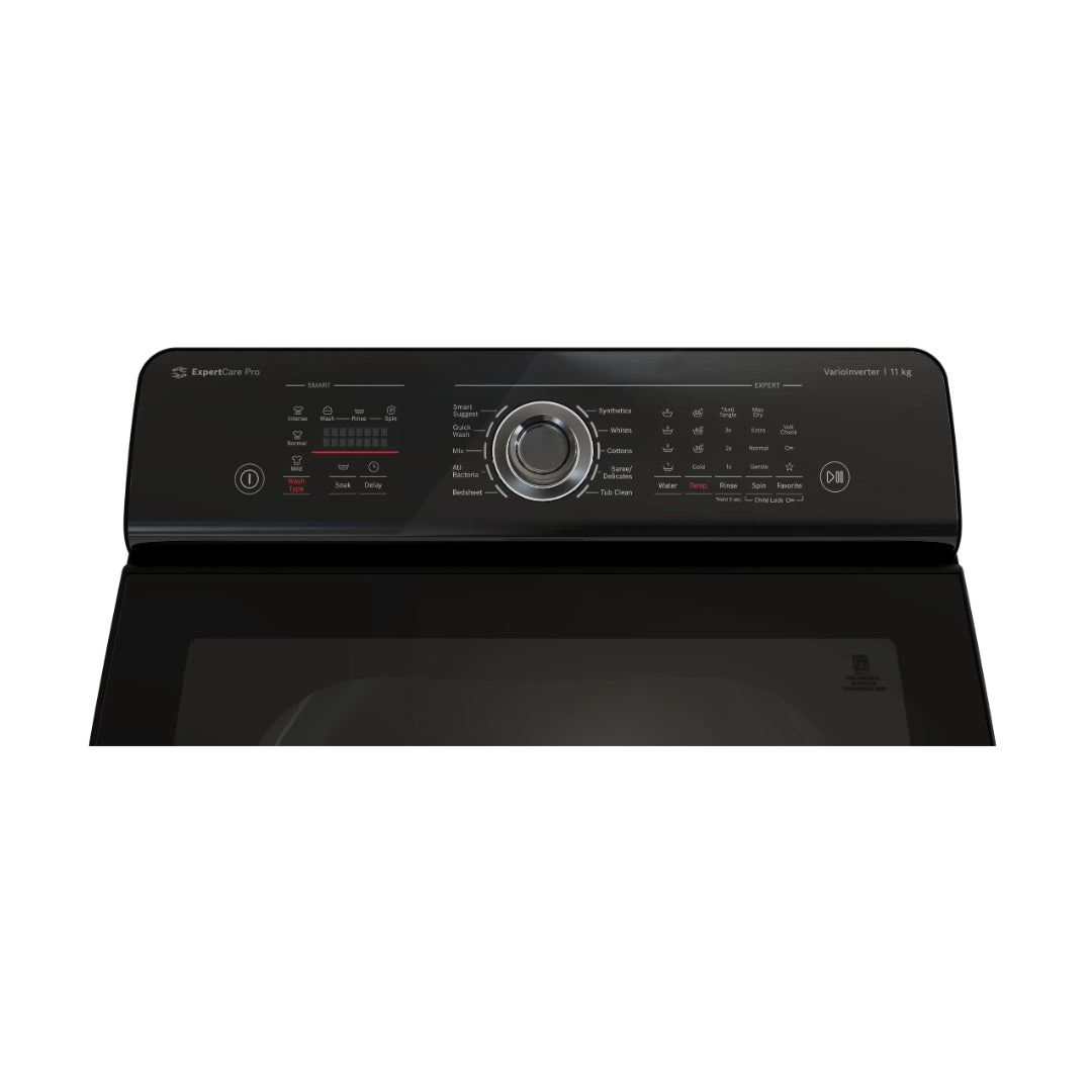 Bosch WOI115B0IN Fully Automatic Top Load Washing Machine 11 Kg - Blue_Control View