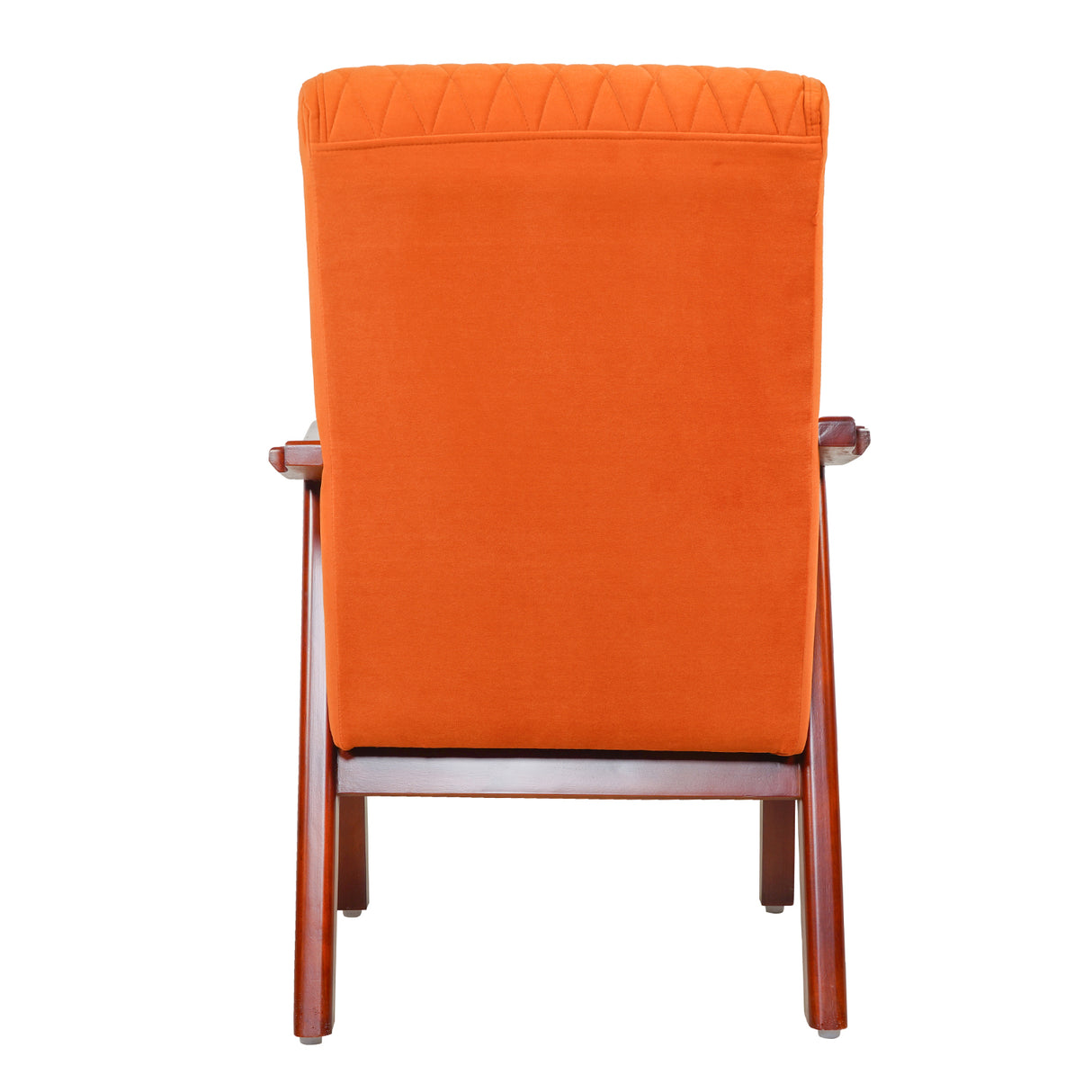 Brentwood Wooden Sofa 1- Seater - Teak Finish