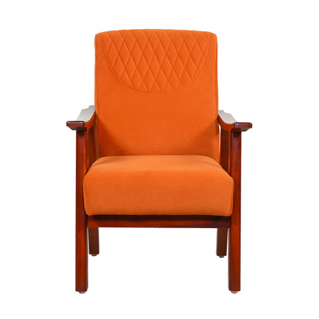 Brentwood Wooden Sofa 1-Seater - Teak Finish_2