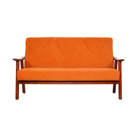 Brentwood Wooden Sofa 3-Seater - Teak Finish_2