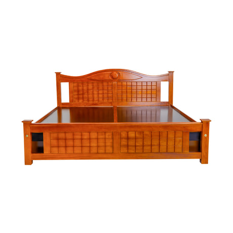 Settle Brampton Pro Wooden Bed King Size - Teak Finish