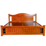 Brampton Pro Wooden Bed King Size - Teak Finish
