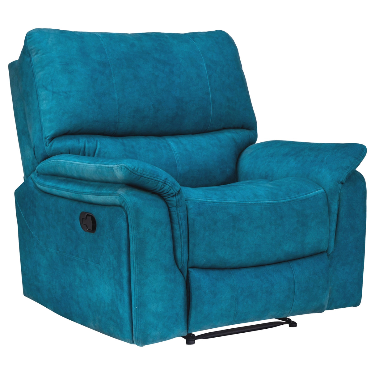 Brussels Fabric Recliner 1 Seater - Blue