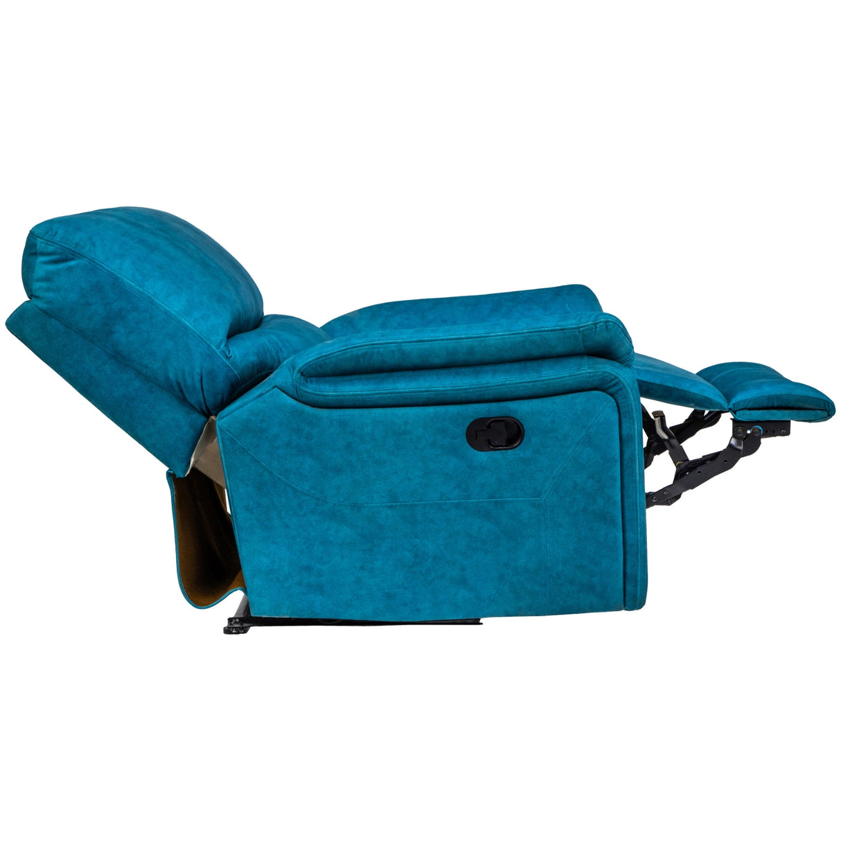 Brussels Fabric Recliner 1 Seater - Blue