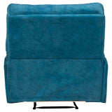 Brussels Fabric Recliner 1 Seater - Blue