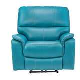 Brussels Rexine Recliner 1 Seater - Blue