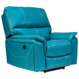 Brussels Rexine Recliner 1 Seater - Blue