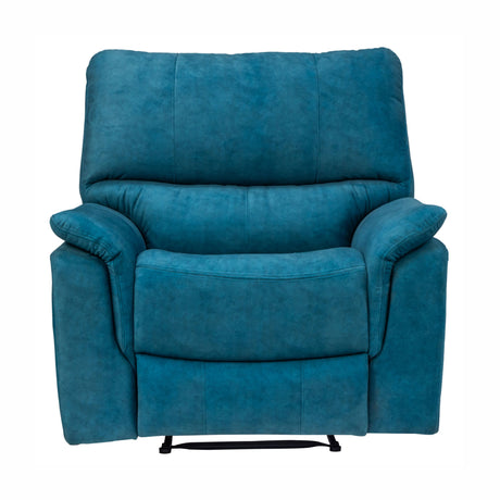 Brussels Fabric Recliner 1-Seater - Blue_2