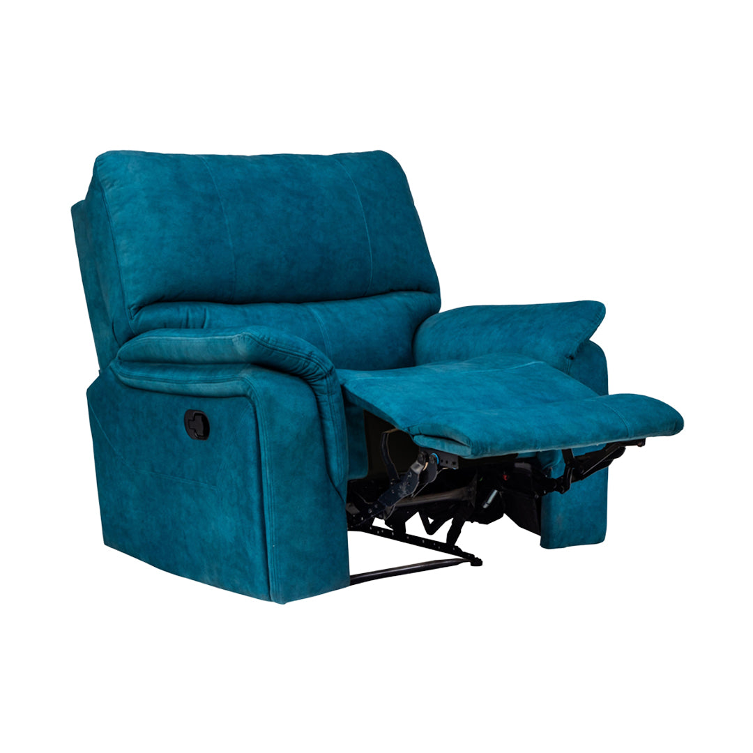 Brussels Fabric Recliner 1-Seater - Blue_3