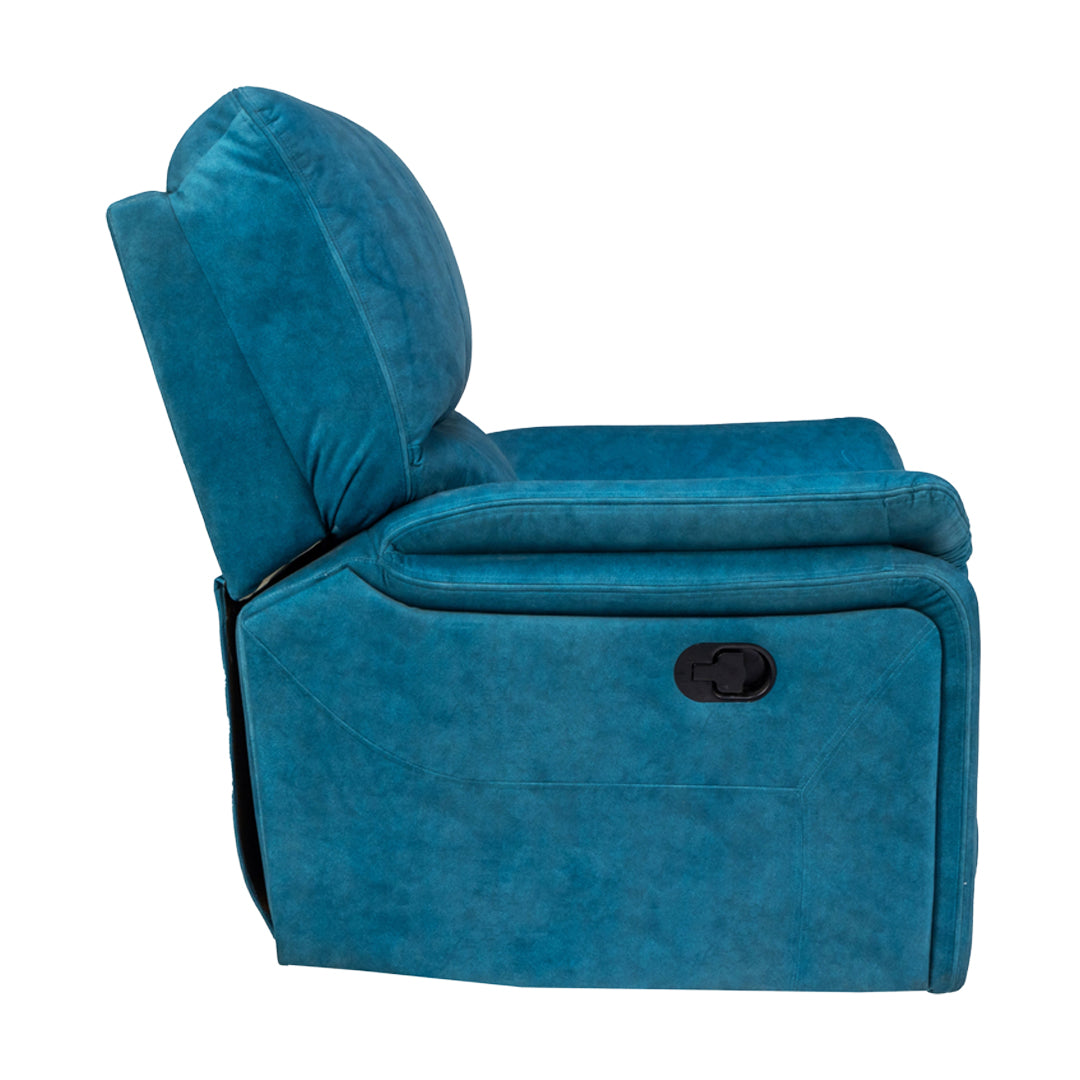 Brussels Fabric Recliner 1-Seater - Blue_5