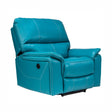 Brussels Rexine Recliner 1-Seater - Blue_1