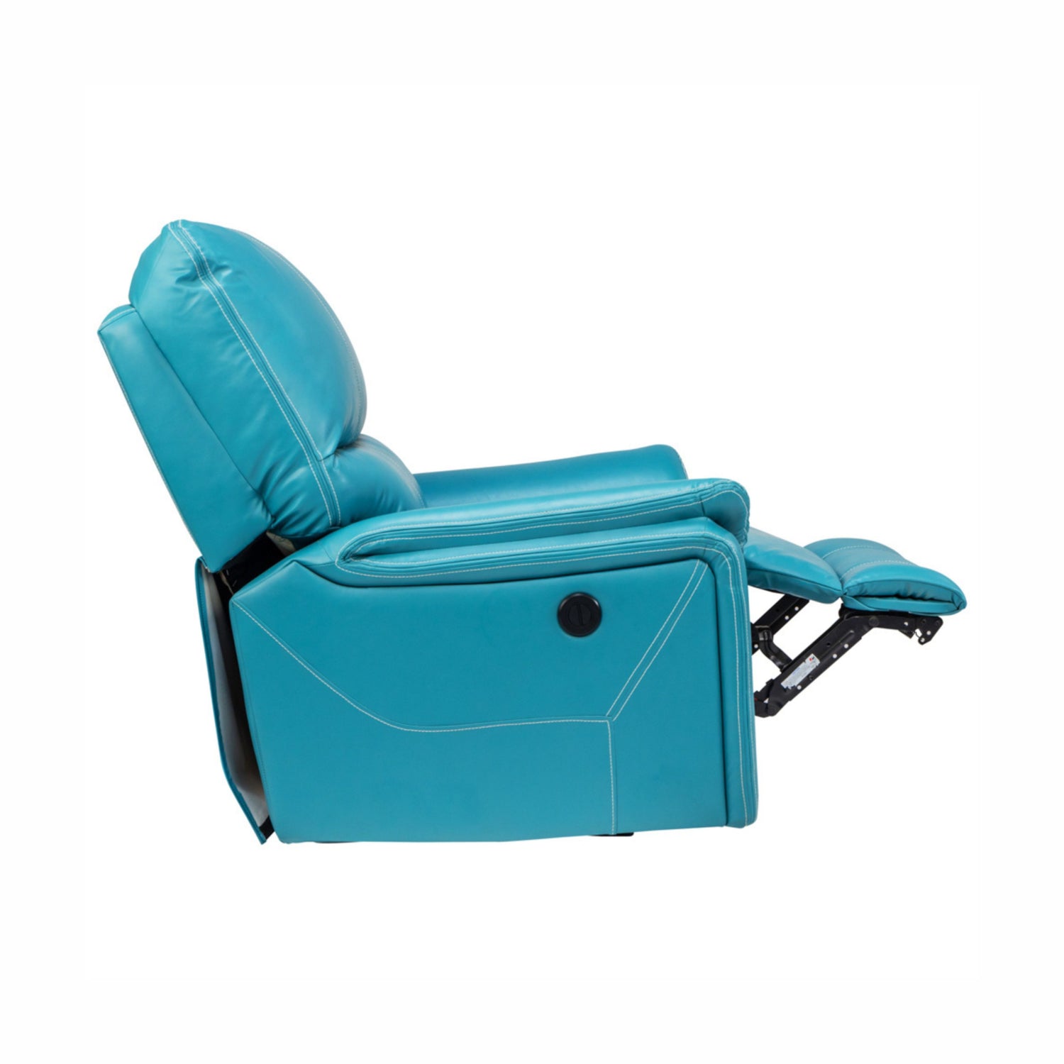 Brussels Rexine Recliner 1-Seater - Blue_4