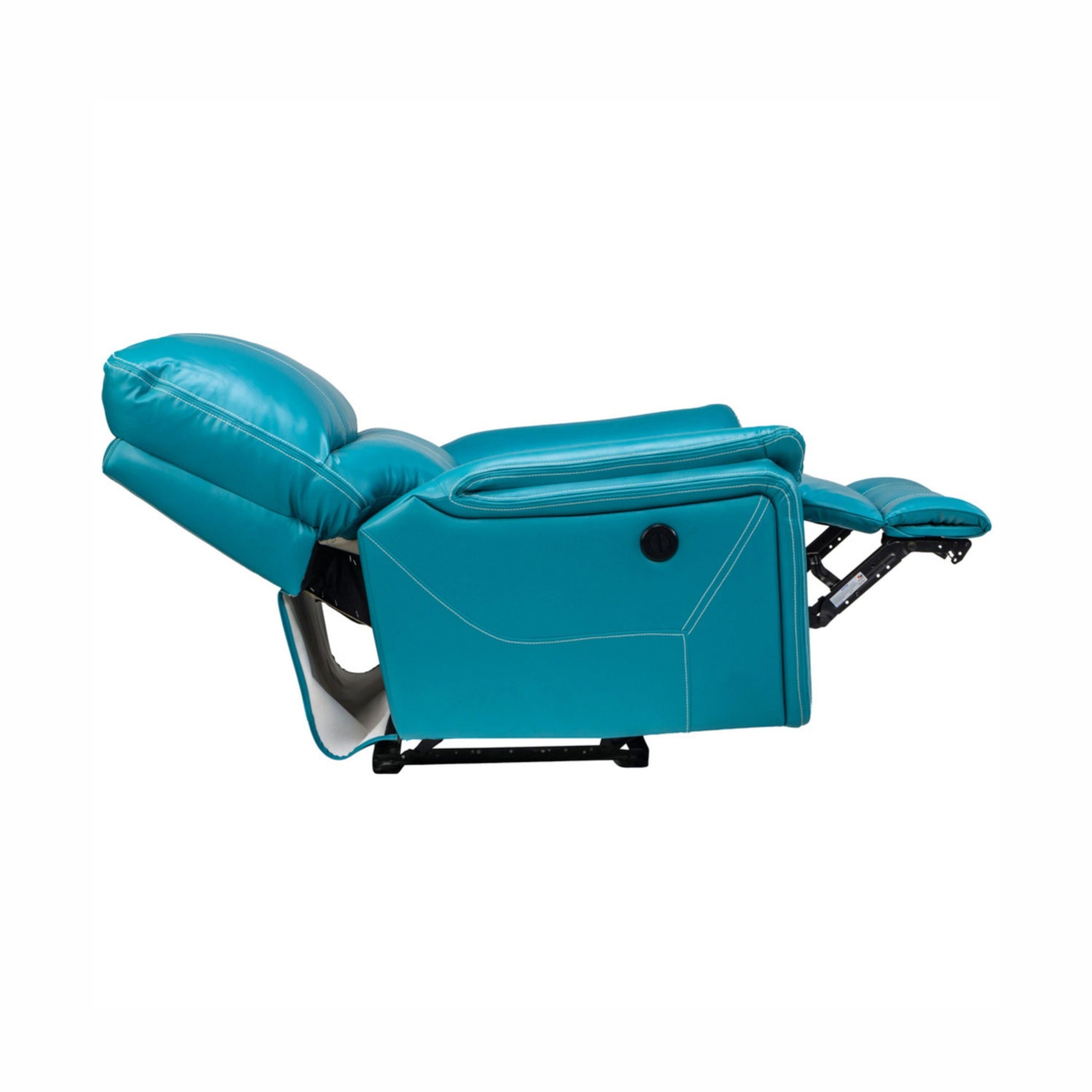 Brussels Rexine Recliner 1-Seater - Blue_5