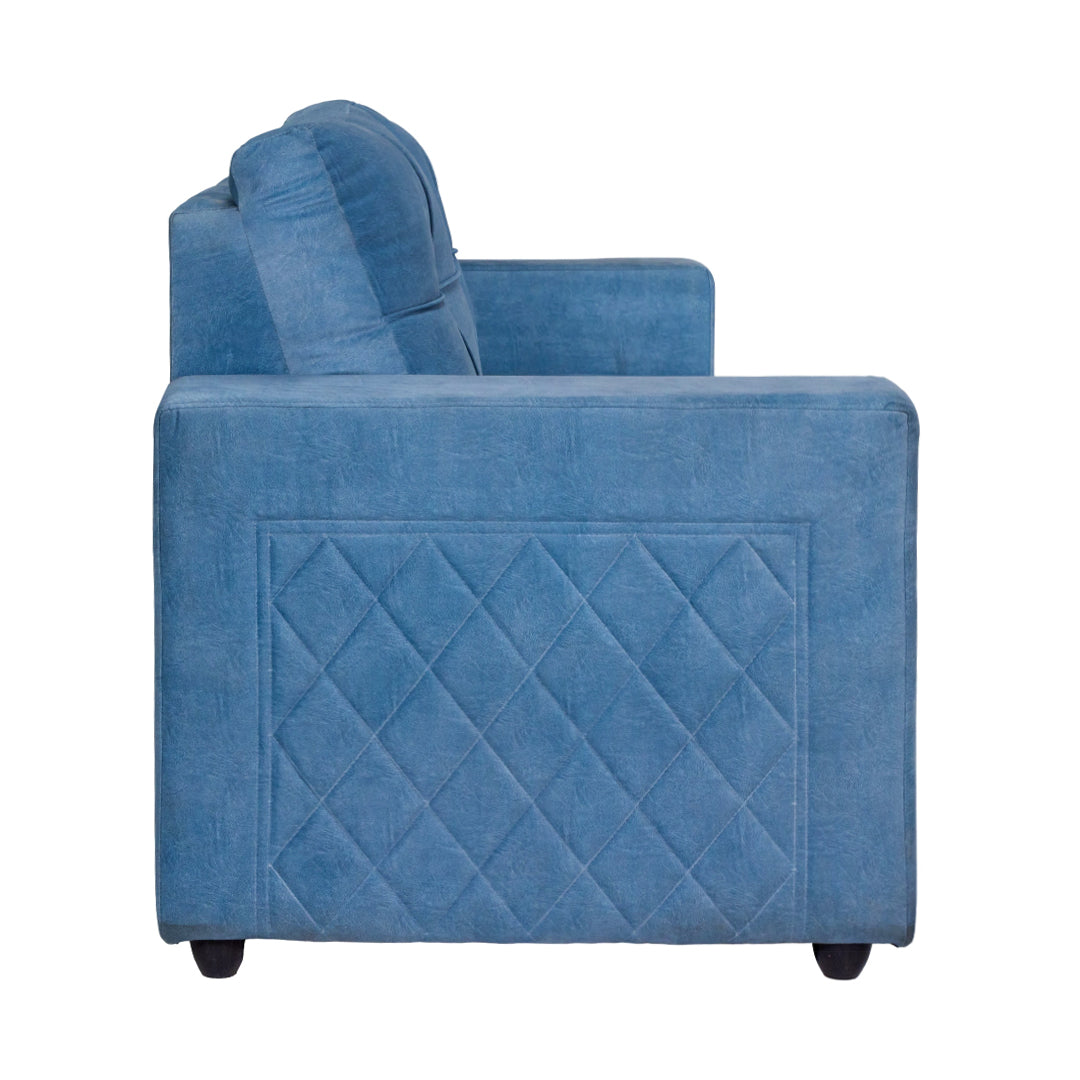 Budapest Premium Fabric Sofa Cum Bed - Blue_7
