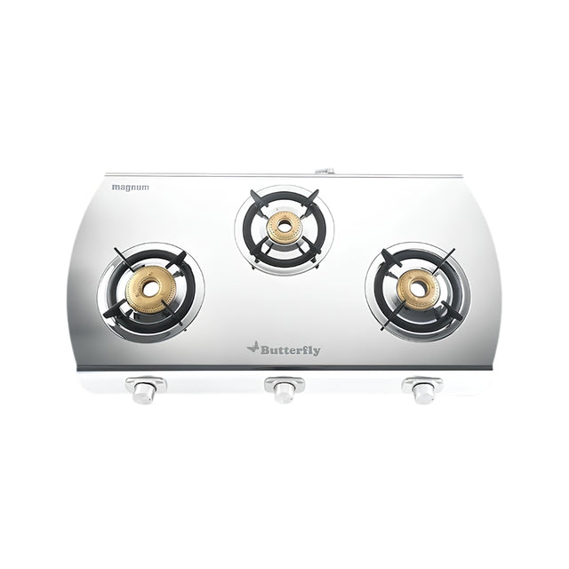 ButterflyMagnum3BurnerGasStove-Silver_FrontView_1