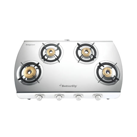 ButterflyMagnum4-BurnerStainlesssteelLPGGasStove_Silver_FrontView_1