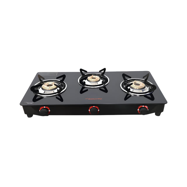 ButterflyTrio3BurnerManualGasStove-Black_FrontView_1