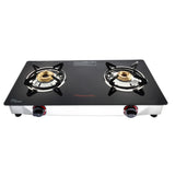 Butterfly Duo Plus 2-Burner Glass-Top Stove – Black Glass