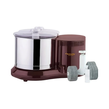 Butterfly Bloom 2.0 Litres TTWG Tabletop Wet Grinder – Maroon_Front View