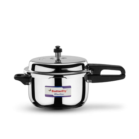 Butterfly Blue Line Stainless Steel Pressure Cooker 5 L_Front View