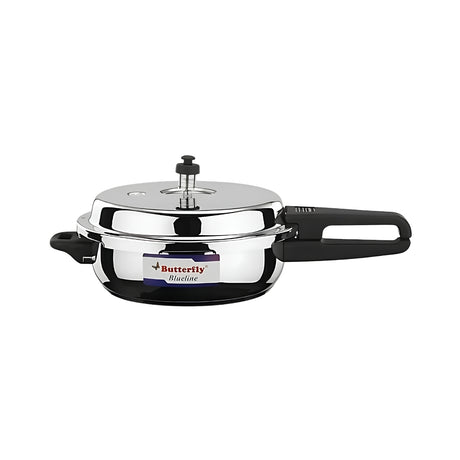Butterfly Blueline SS Sr Pan Pressure Cooker 4.5 L_Front View